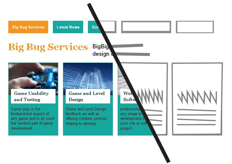 Graphic design for websites - Click to enlarge the image set